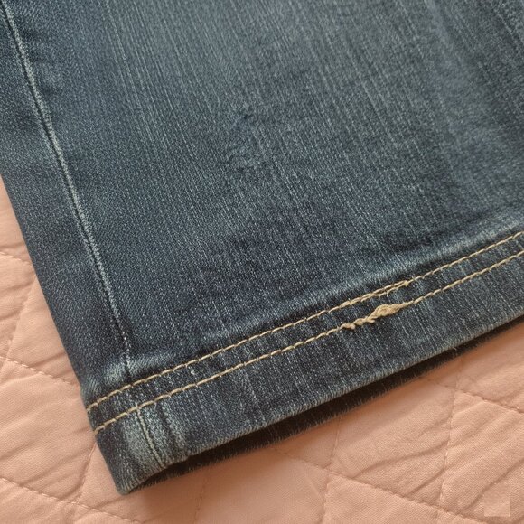MARIE CLAIRE - Denim Jeans Mini skirt blue stretch - size 11 - Picture 7 of 12